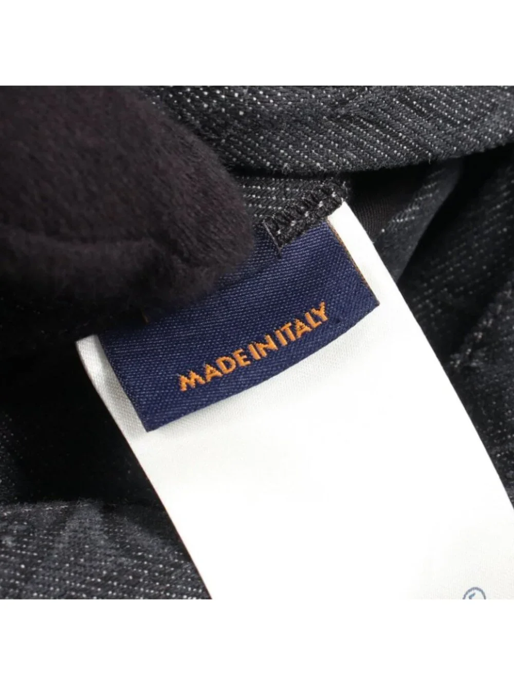Louis Vuitton Denim Jacket Staple Line Shadow Monogram